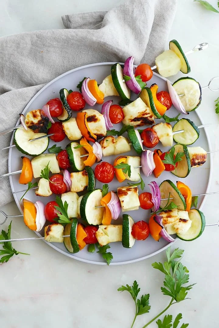 Halloumi Vegetable Kebab